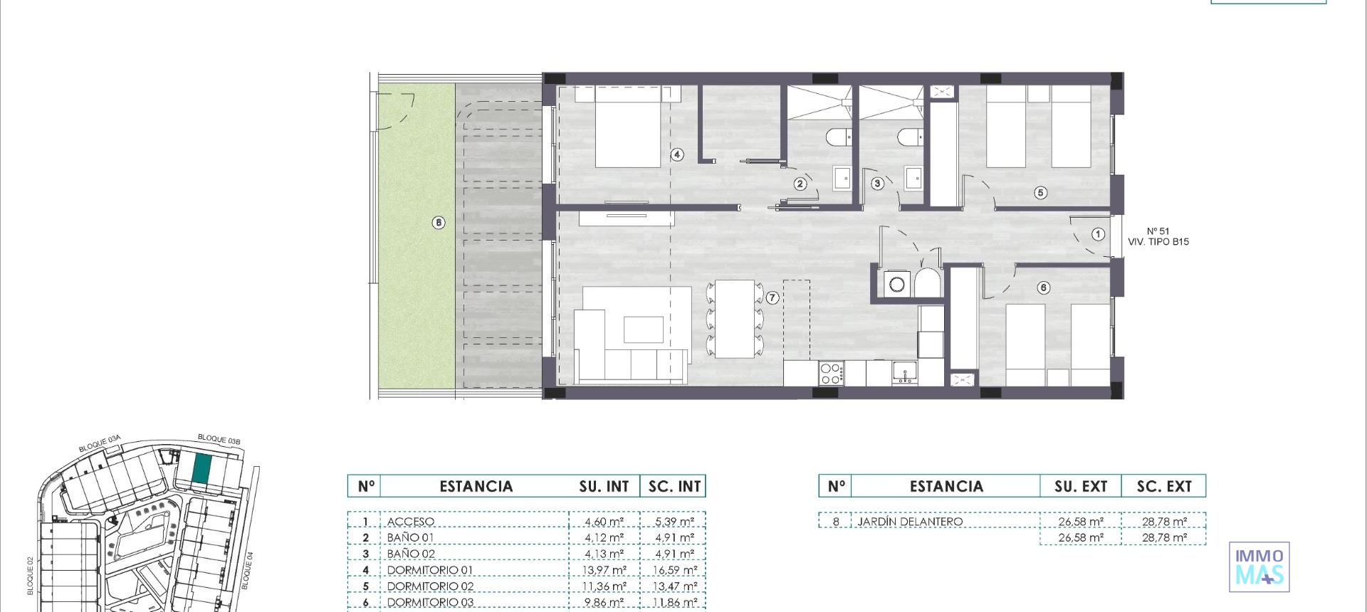 New Build - Apartment - Monforte del Cid - Alenda Golf