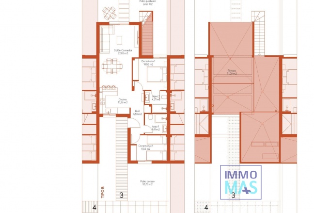 New Build - Townhouse - Banos y Mendigo - Altaona Golf And Country Village