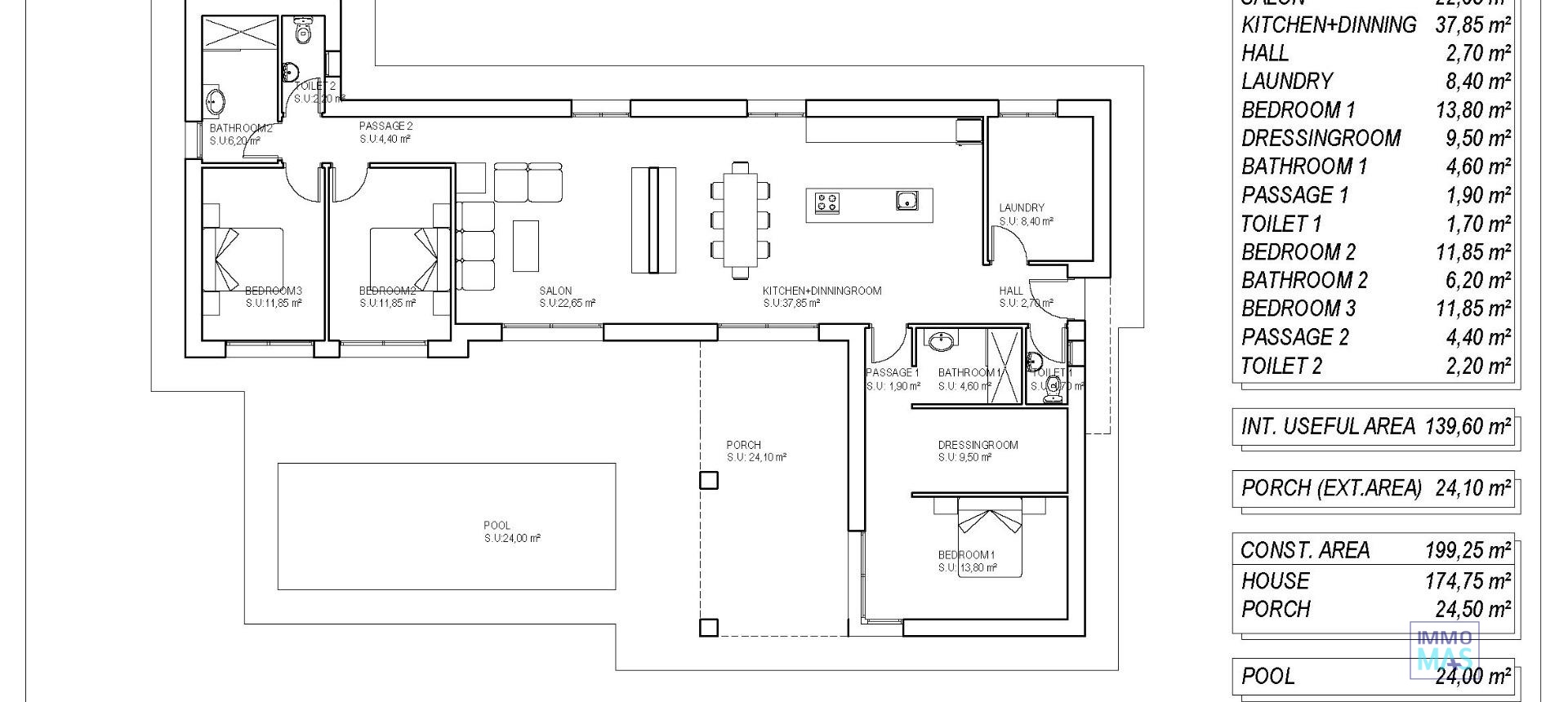 New Build - Villa - Pinoso - Campo