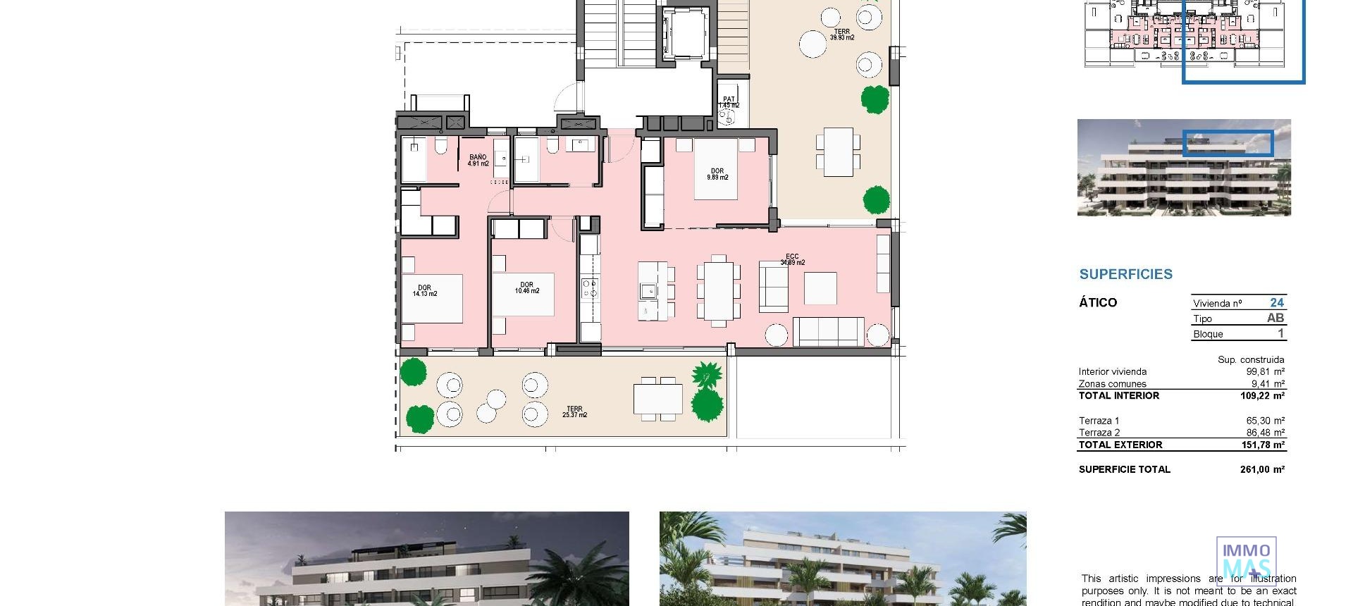 New Build - Apartment - Torre Pacheco - Santa Rosalia Lake And Life Resort