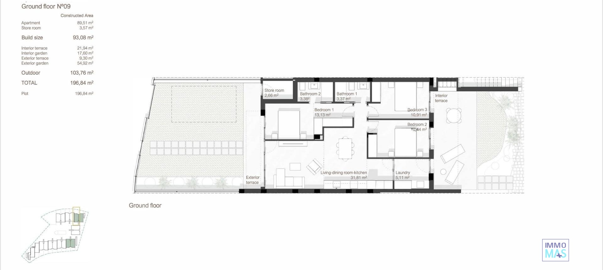 New Build - Apartment - San Javier - Roda Golf