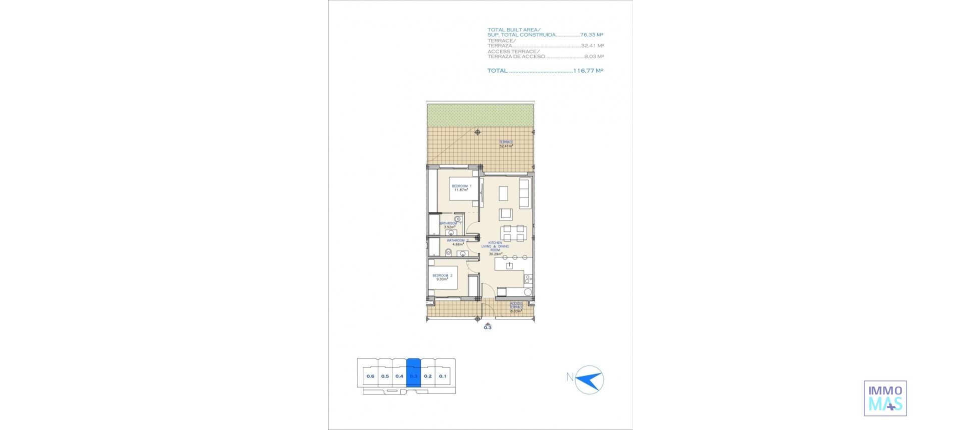 New Build - Apartment - Los Alcazares - Serena Golf