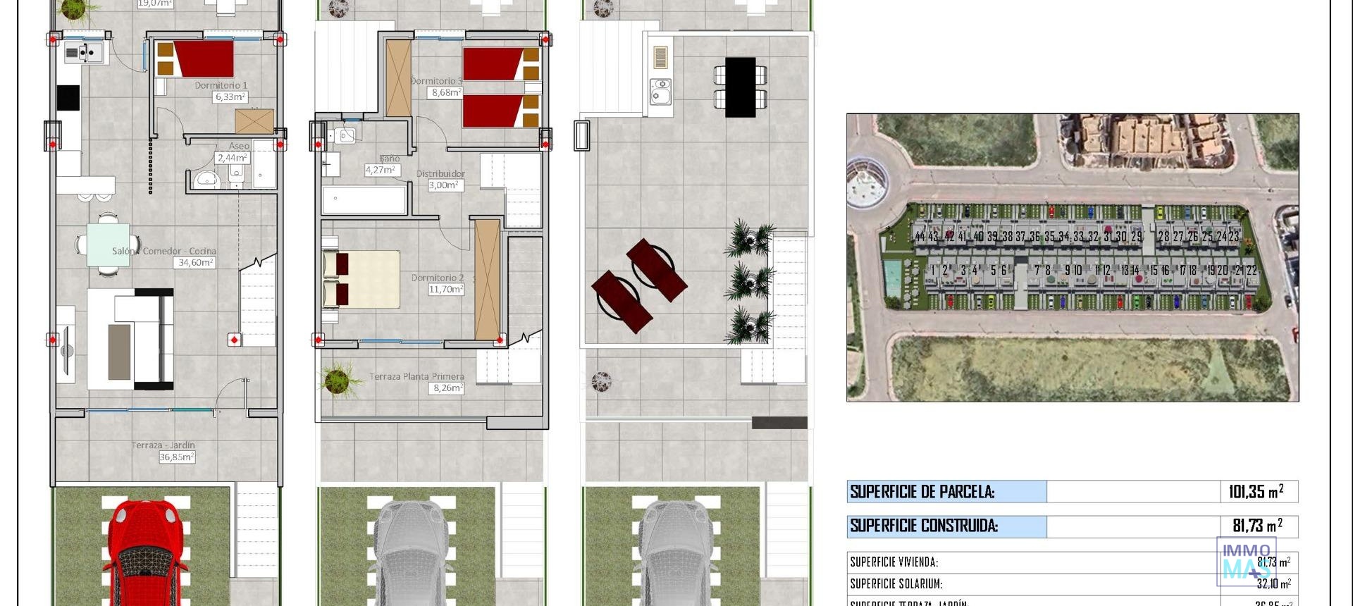 New Build - Townhouse - Cox - Sin Zona