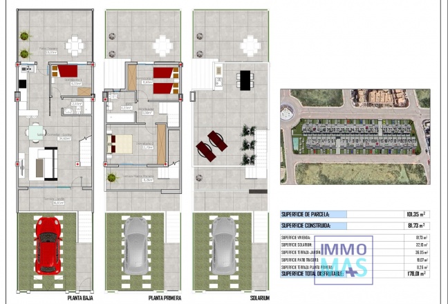 New Build - Townhouse - Cox - Sin Zona