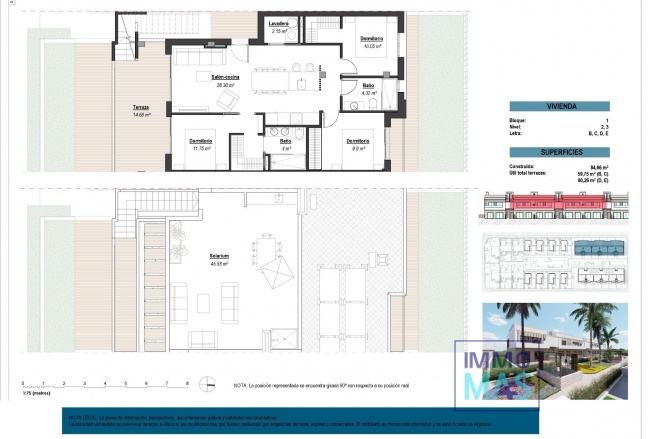 Nouvelle construction - Top Floor Bungalow - Los Alcazares - Serena Golf