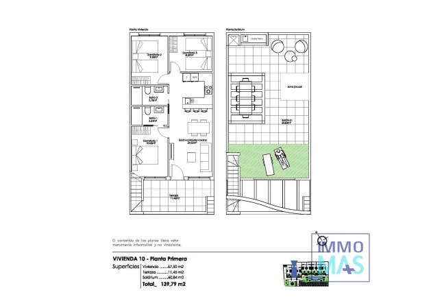 Nouvelle construction - Top Floor Bungalow - Pilar de la Horadada - Parque Ramon eugenio Escudero