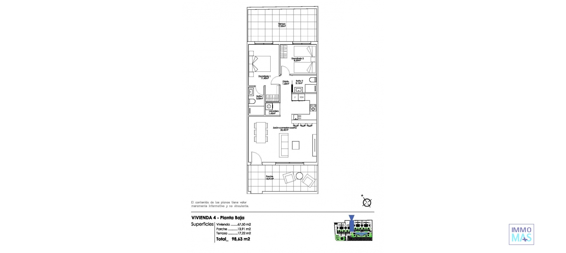 Nouvelle construction - Maison de ville - Pilar de la Horadada - Parque Ramon eugenio Escudero