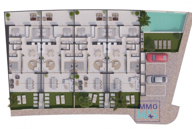 Nouvelle construction - Top Floor Bungalow - San Pedro del Pinatar - Los Cuarteros