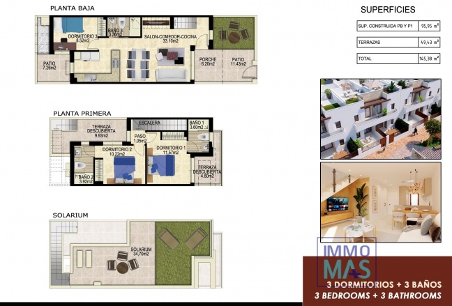 Nouvelle construction - Maison de ville - Orihuela Costa - Vistabella Golf