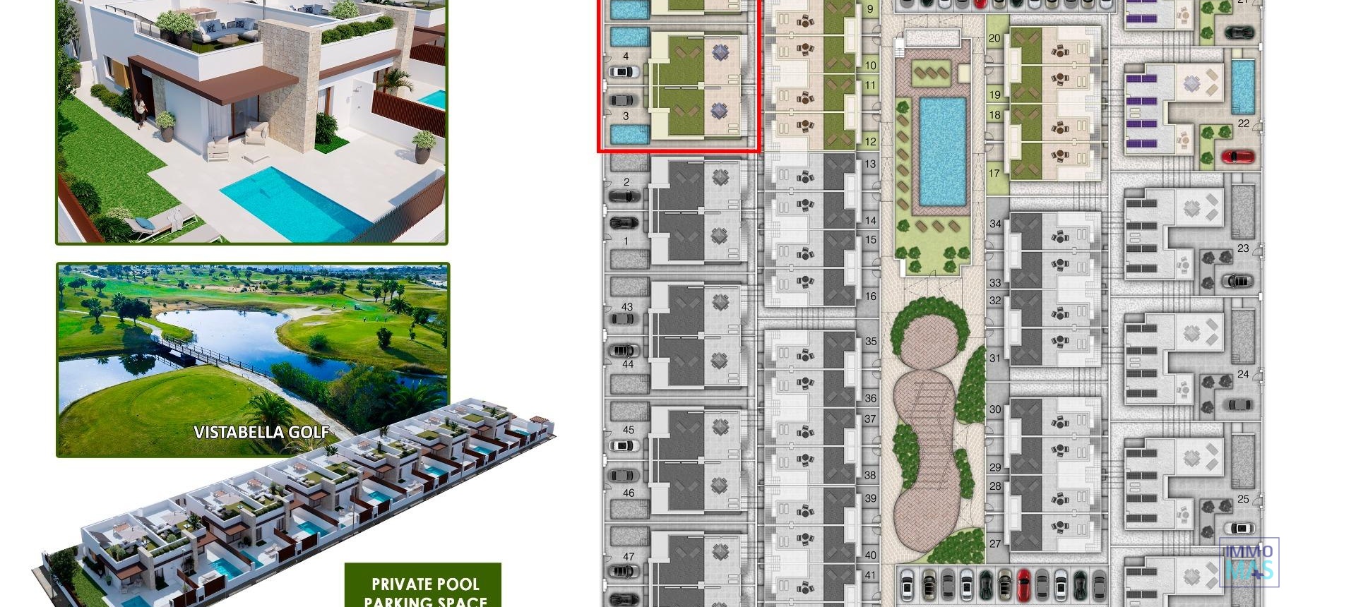 Nouvelle construction - Semidetached - Orihuela Costa - Vistabella Golf