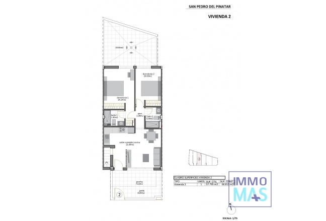 Nouvelle construction - Maison de ville - San Pedro del Pinatar - Los Cuarteros