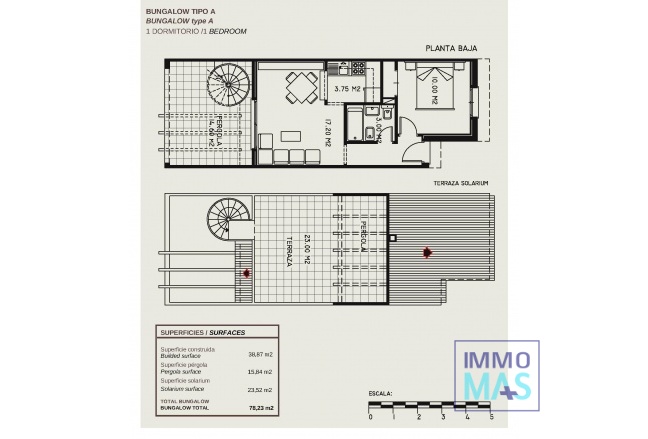Nouvelle construction - Top Floor Bungalow - Calpe - Gran sol