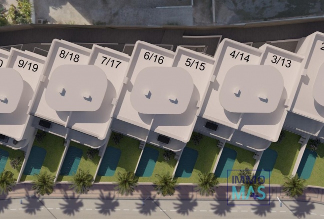 Nouvelle construction - Maison de ville - Torrevieja - La Mata-La Manguilla