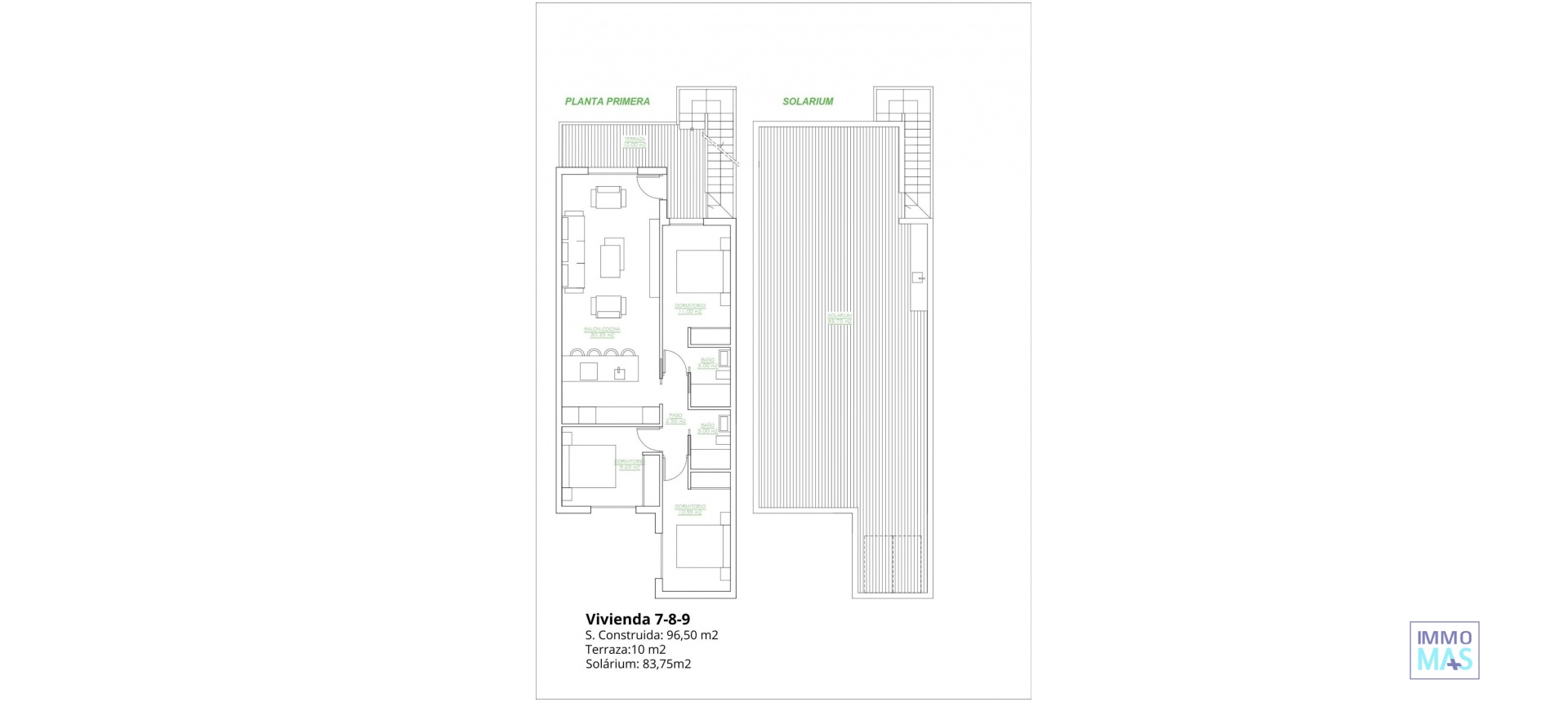 Nouvelle construction - Top Floor Bungalow - San Pedro del Pinatar - Los Antolinos