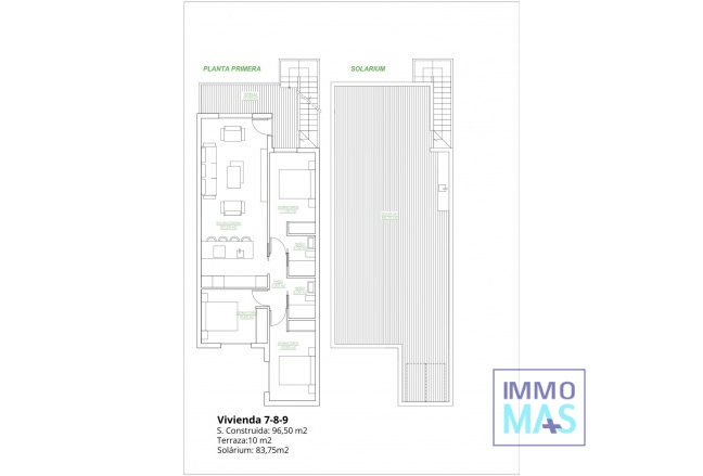 Nouvelle construction - Top Floor Bungalow - San Pedro del Pinatar - Los Antolinos