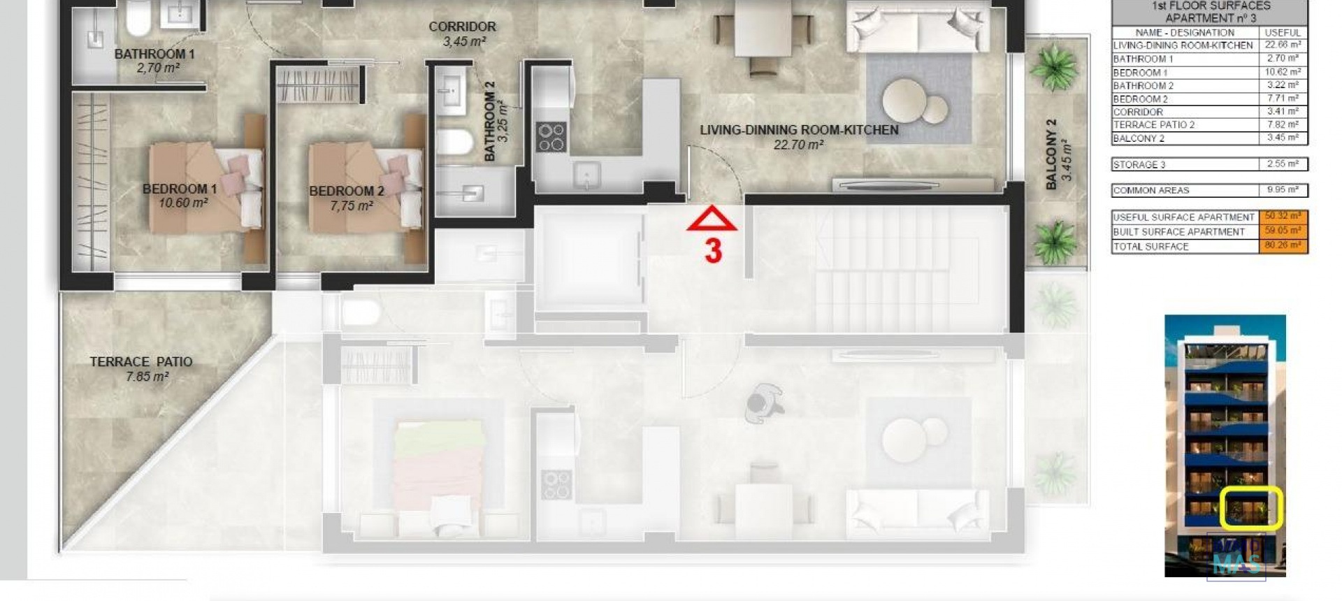 Nouvelle construction - Apartement - Torrevieja - Playa del Acequión