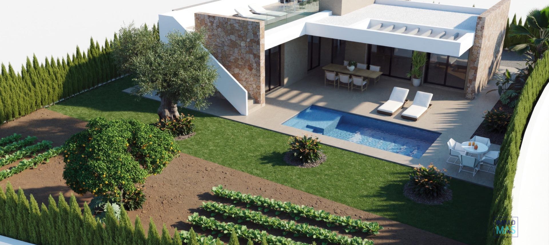 Nouvelle construction - Villa - Fuente Álamo - Hacienda del Alamo