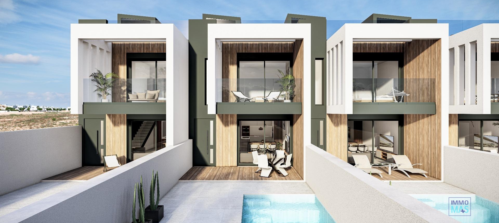 Nouvelle construction - Maison de ville - Pilar de la Horadada - Lo Monte