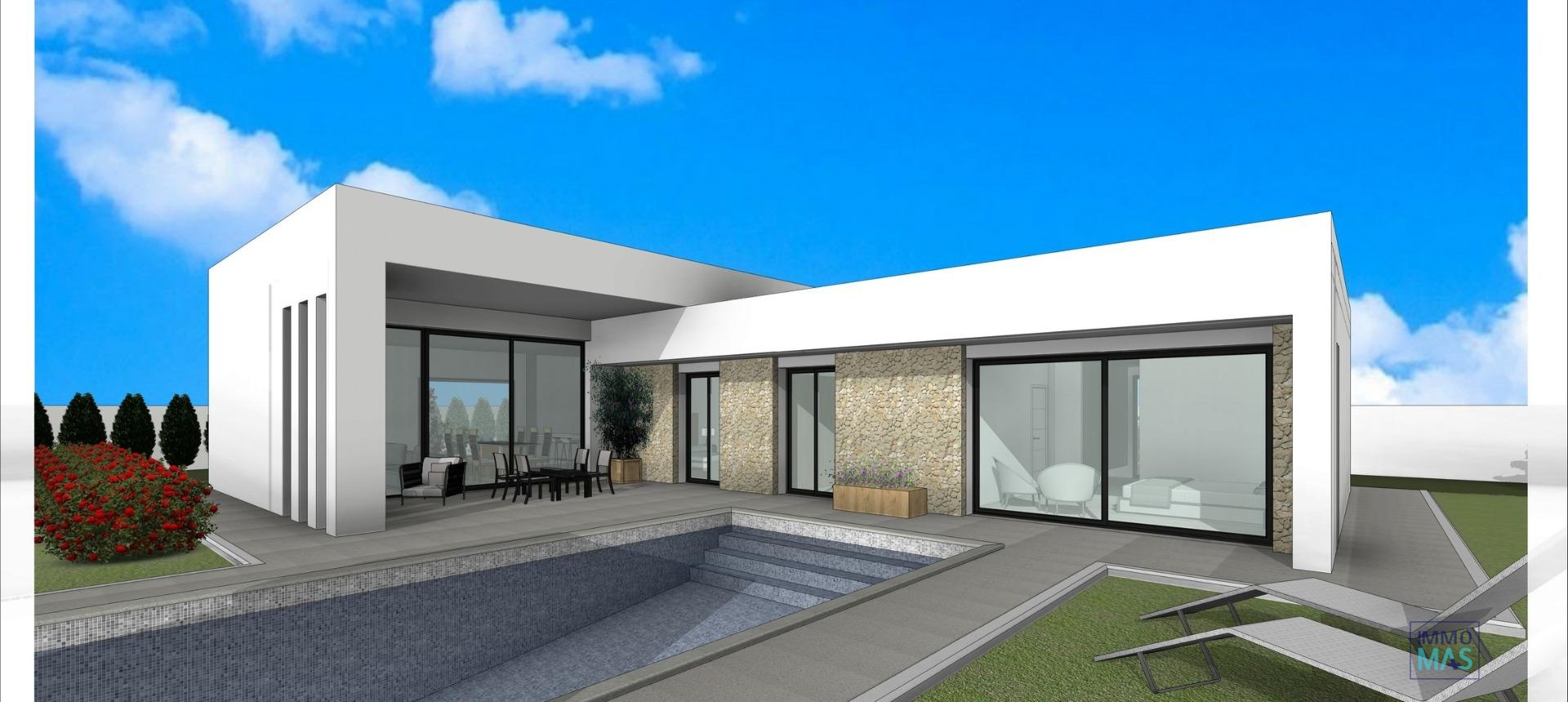 Nouvelle construction - Villa - Aspe - Poligono 19