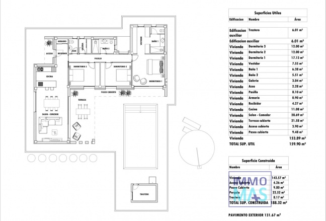 Nouvelle construction - Villa - Aspe - Poligono 19