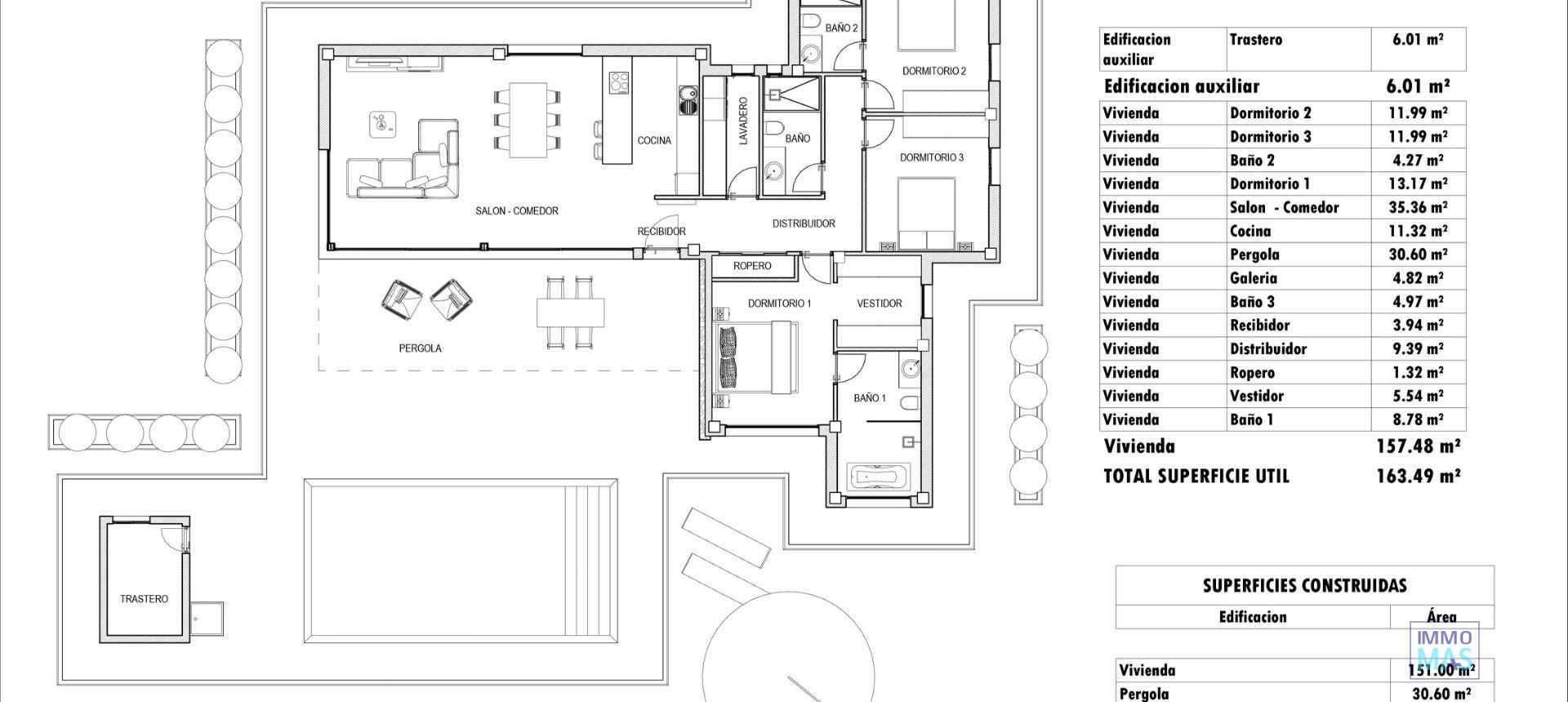 Nouvelle construction - Villa - Aspe - Poligono 19