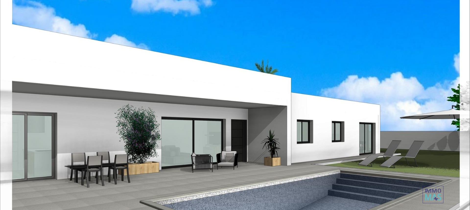 Nouvelle construction - Villa - Aspe - Poligono 19