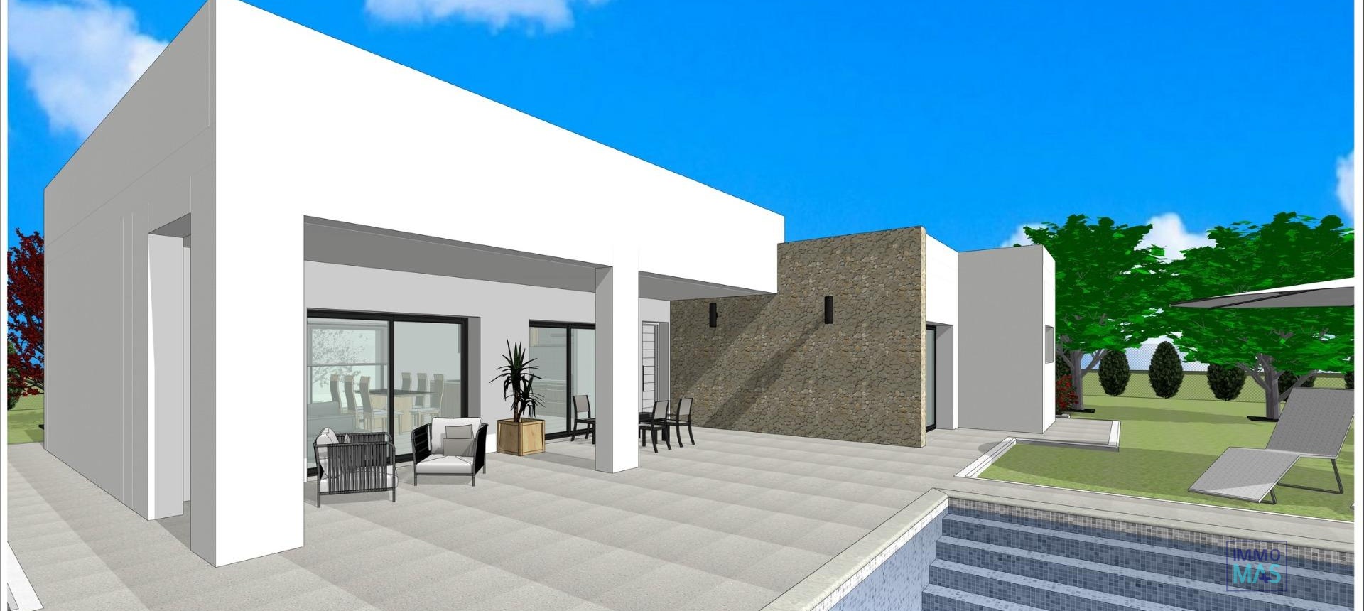 Nouvelle construction - Villa - Aspe - Poligono 19