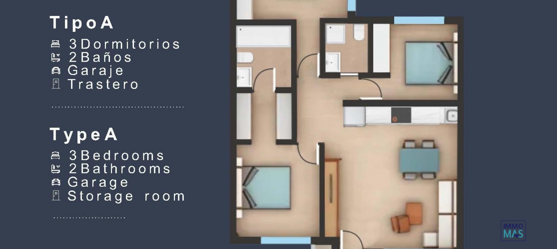 Nouvelle construction - Top Floor Bungalow - San Pedro del Pinatar - Los Pinos