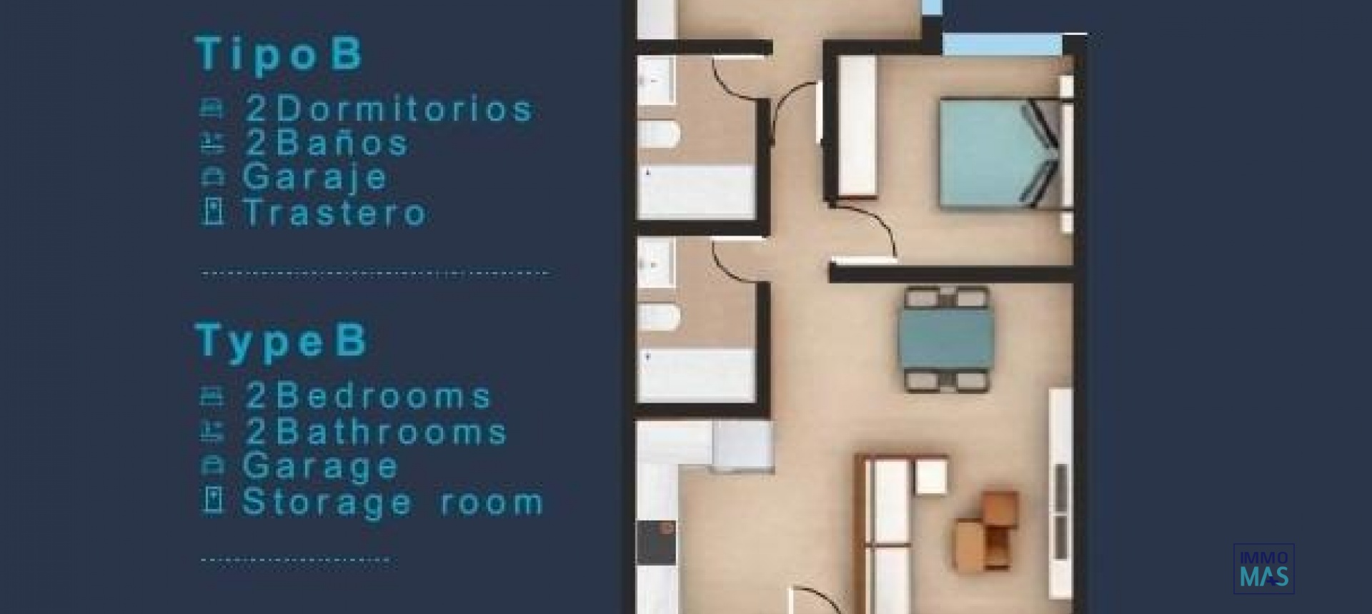 Nouvelle construction - Top Floor Bungalow - San Pedro del Pinatar - Los Pinos