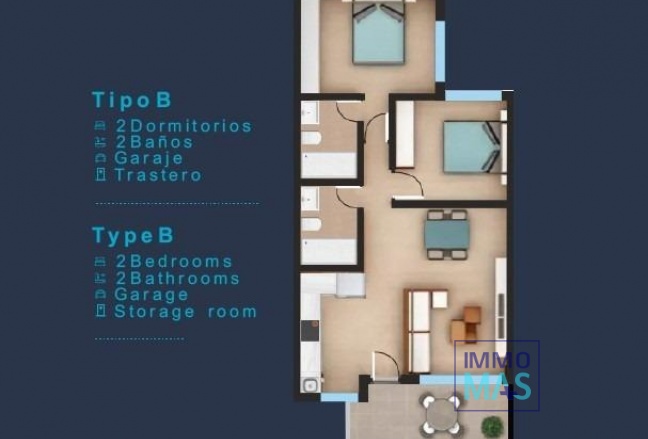 Nouvelle construction - Top Floor Bungalow - San Pedro del Pinatar - Los Pinos