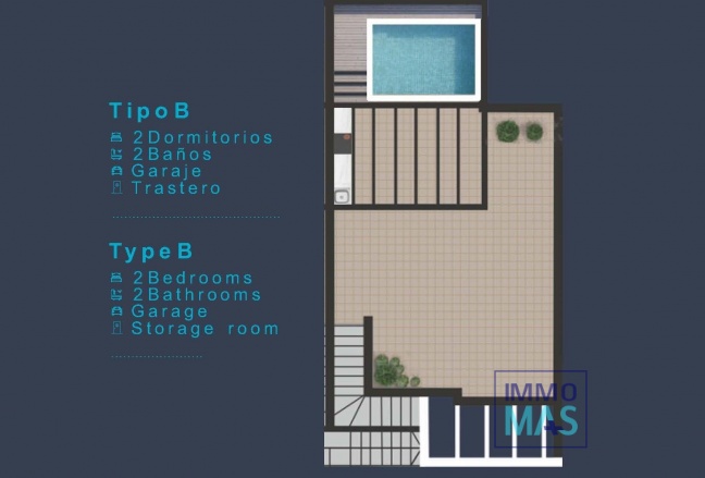 Nouvelle construction - Top Floor Bungalow - San Pedro del Pinatar - Los Pinos