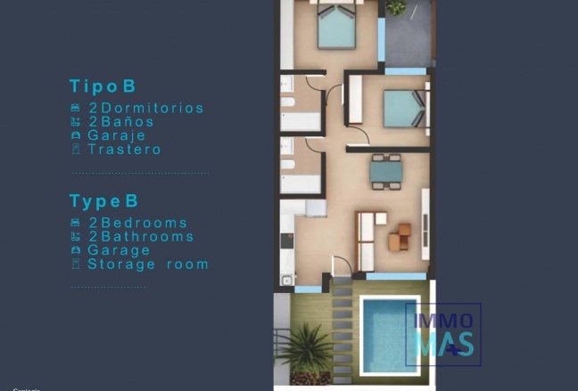 Nouvelle construction - Maison de ville - San Pedro del Pinatar - Los Pinos