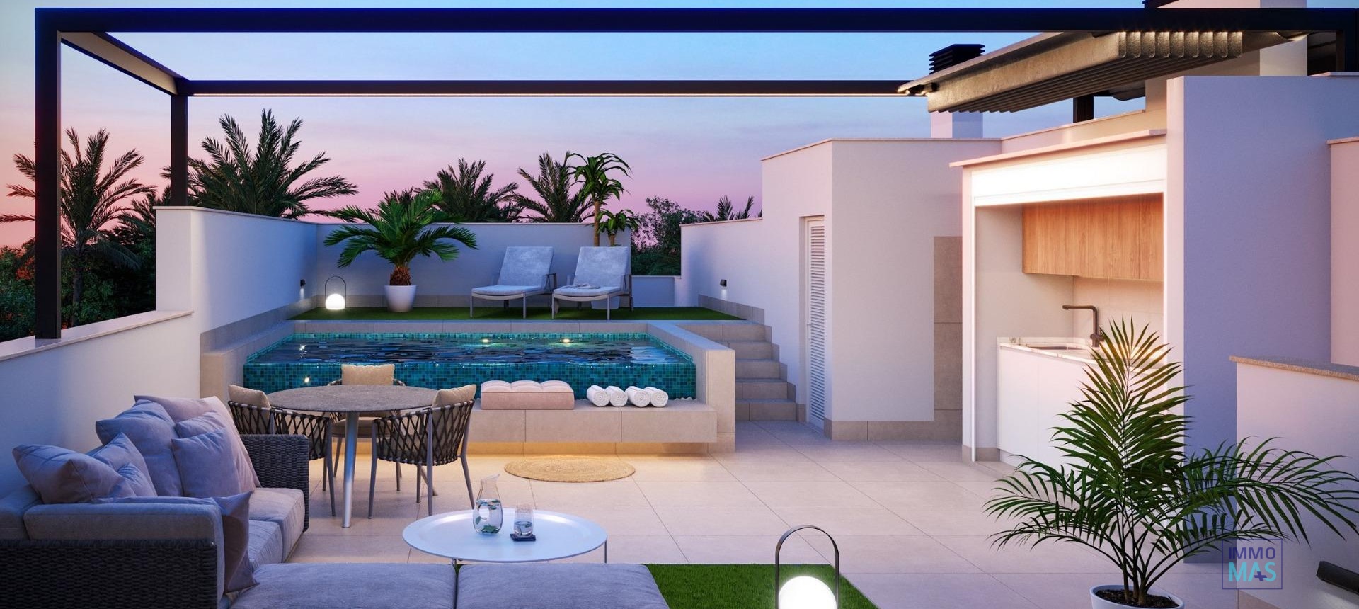 Nouvelle construction - Top Floor Bungalow - Pilar de la Horadada - parques de Andromeda