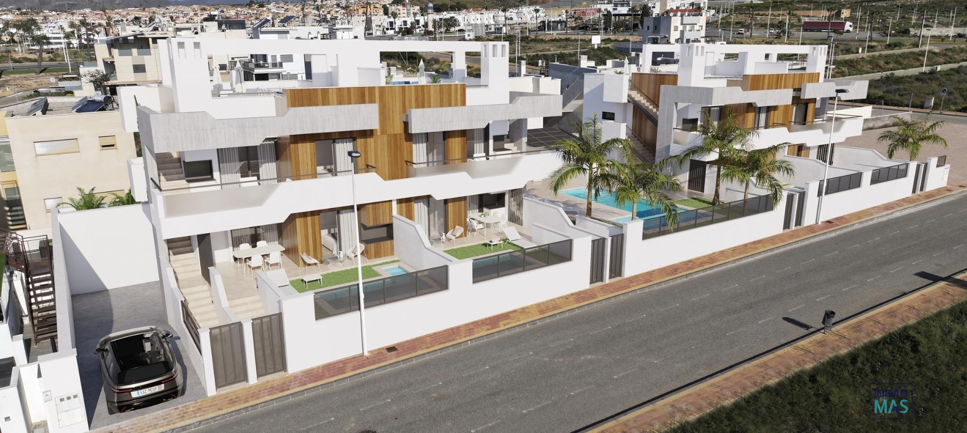 Nouvelle construction - Maison de ville - Puerto de Mazarron - Playa Negra