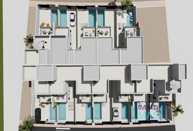 Nieuwbouw  - Villa / Halfvrijstaand - Santiago de la Ribera - Santiago De La Ribera