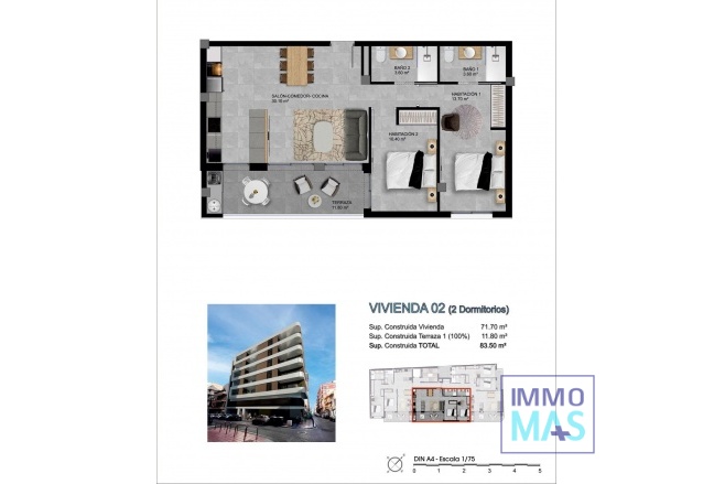 Nouvelle construction - Apartement - Santa Pola - pueblo