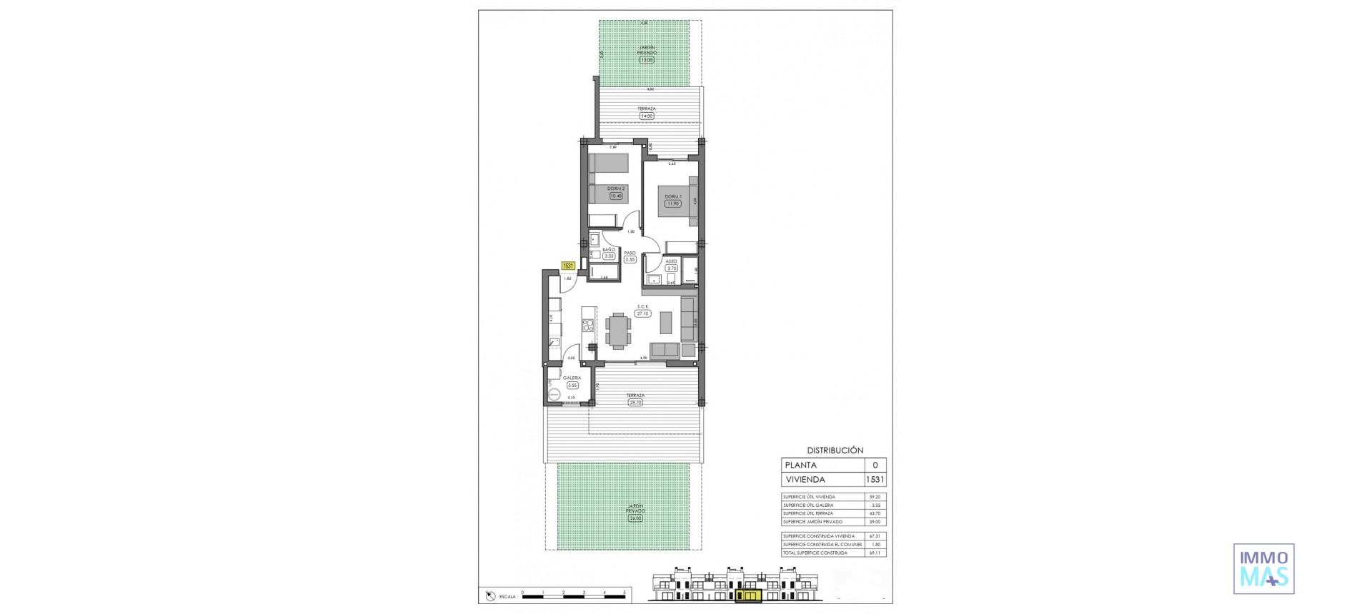 Nouvelle construction - Maison de ville - Algorfa - La Finca Golf