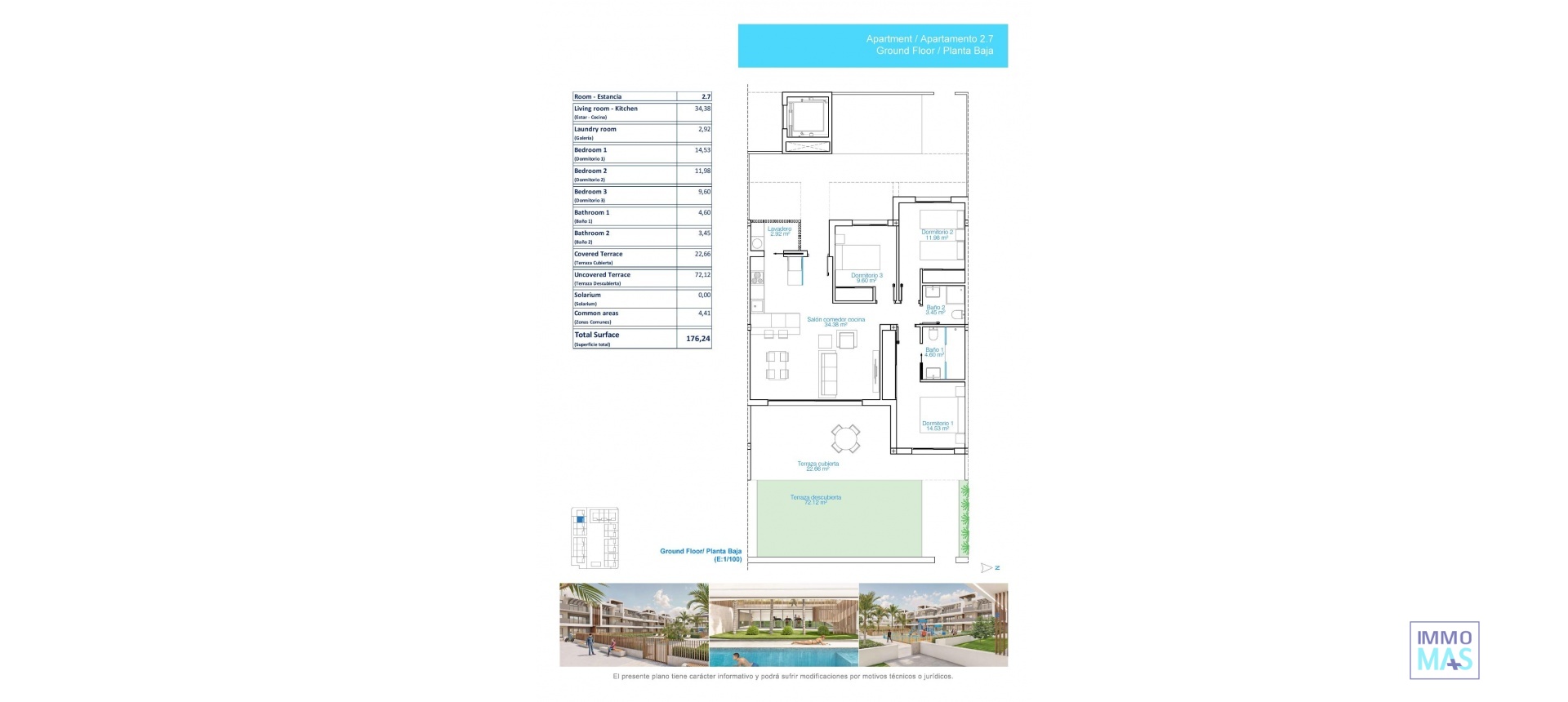 Nouvelle construction - Apartement - Pilar de la Horadada - Playa de las Higuericas