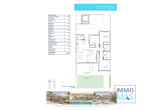 Nouvelle construction - Apartement - Pilar de la Horadada - Playa de las Higuericas