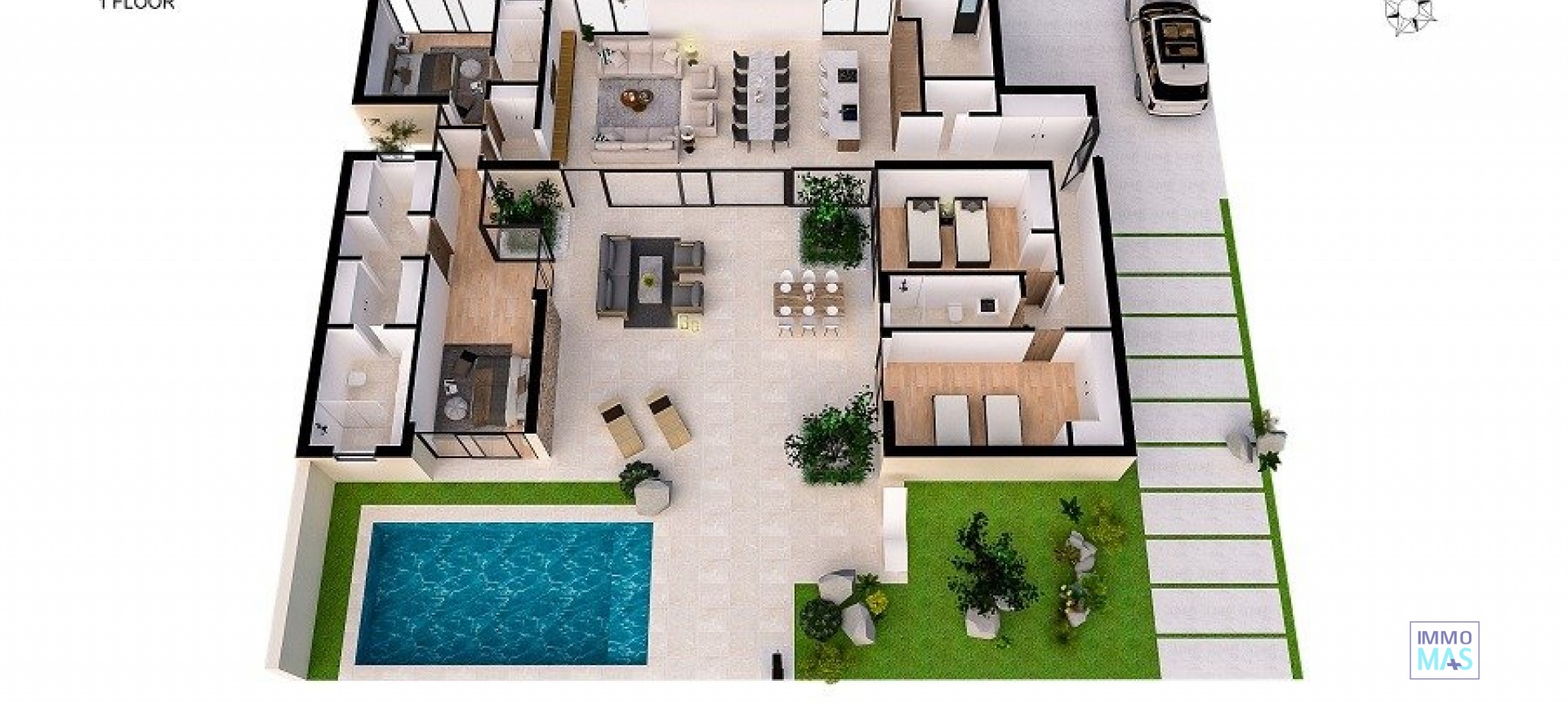 Nouvelle construction - Villa - Banos y Mendigo - Altaona Golf