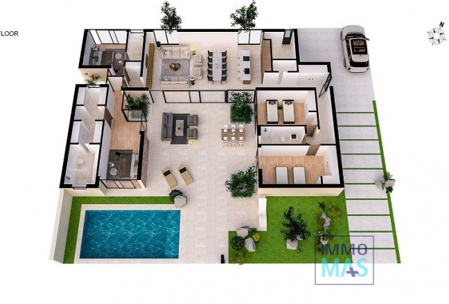 Nouvelle construction - Villa - Banos y Mendigo - Altaona Golf