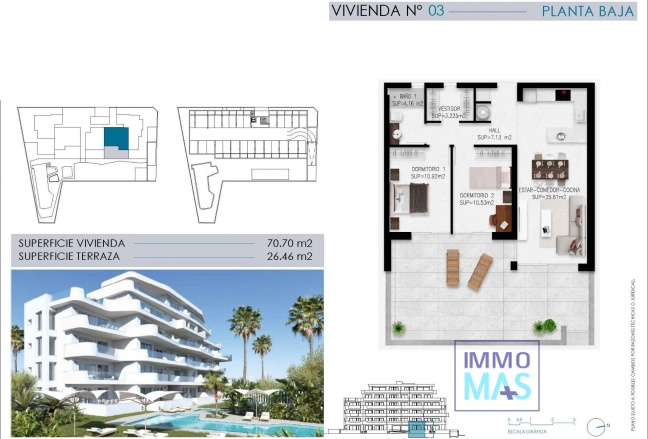 Nouvelle construction - Apartement - Pilar de la Horadada - Mil Palmeras