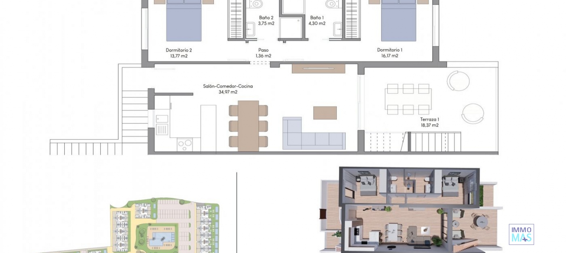 Nouvelle construction - Top Floor Bungalow - Finestrat - Finestrat Hills