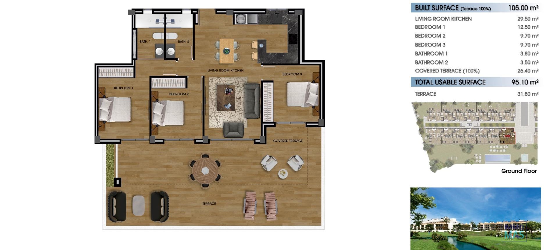 Nouvelle construction - Apartement - Los Alcazares - La Serena Golf