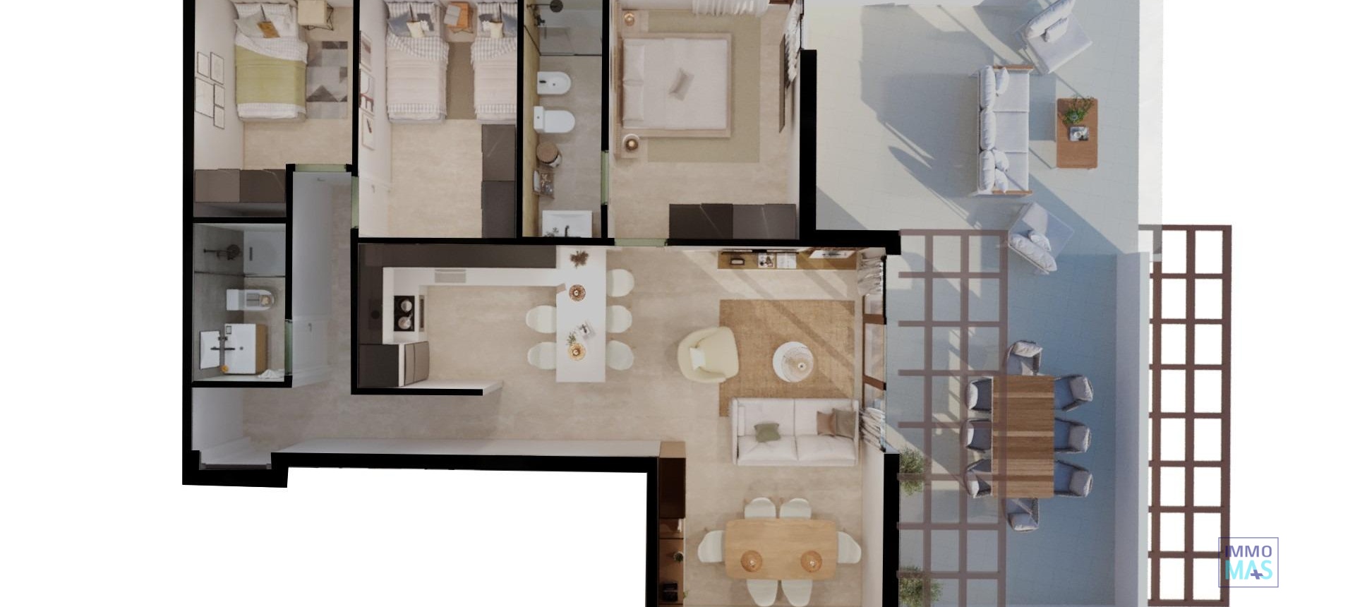 Nouvelle construction - Apartement - Vera - Vera Playa