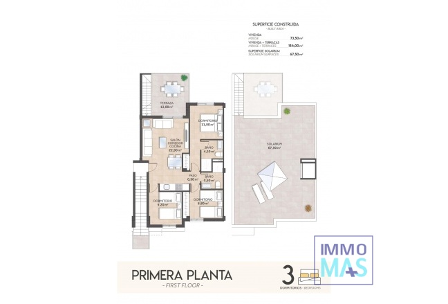 Nouvelle construction - Top Floor Bungalow - San Miguel de Salinas - La Cañada