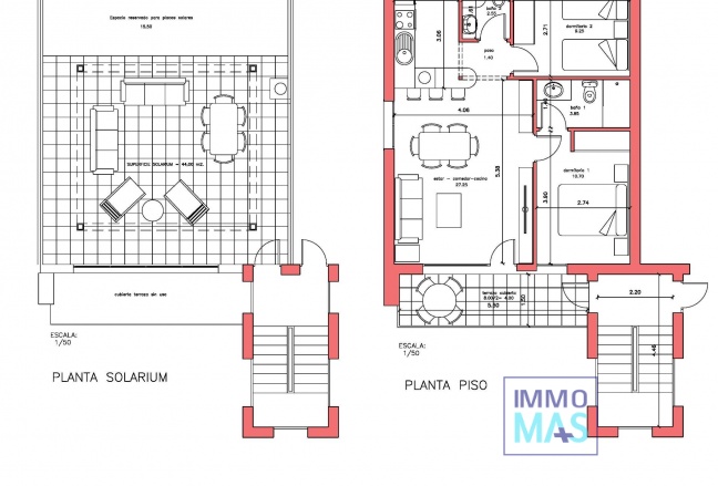 Nouvelle construction - Top Floor Bungalow - Fuente Álamo - La Pinilla