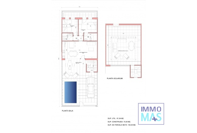 Nouvelle construction - Maison de ville - Fuente Álamo - La Pinilla