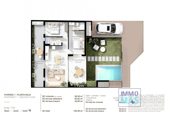 Nouvelle construction - Maison de ville - San Pedro del Pinatar - Lo Pagan