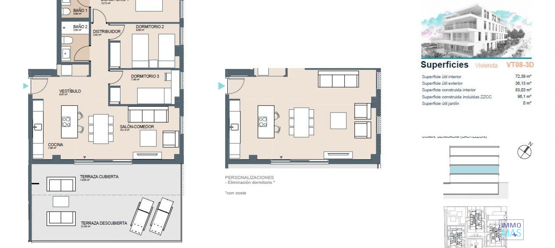 Nouvelle construction - Apartement - Benicassim - Almadraba